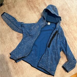 Nike Tech Blue Hooded Sweatshirt